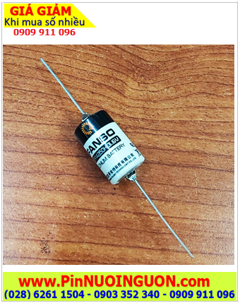 FANSO ER14250H (trụ thép 2 đầu); Pin nuôi nguồn PLC FANSO ER14250H lithium 3.6v 1/2AA 1200mAh